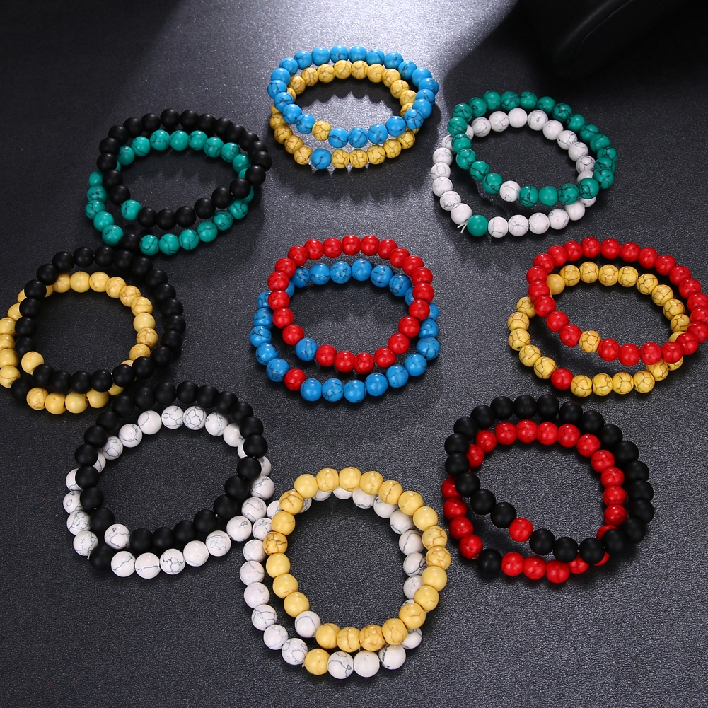 2021 Fashion Charm Jewelry Volcanic Stone Beads Bracelets for Women Vintage Bracelets Bangles Cuff Adjustable Bracelet