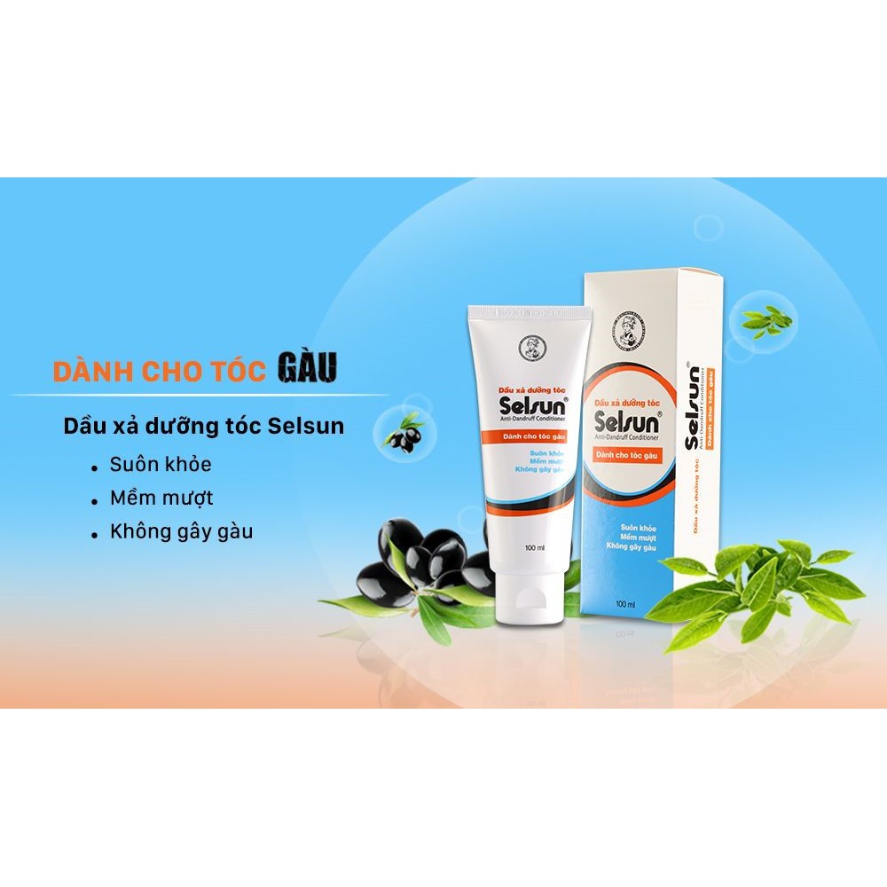 Dầu Xả Dưỡng Tóc Ngăn Ngừa Gàu Selsun Conditioner 100ml