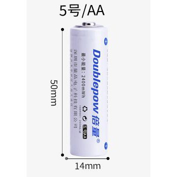 (tặng cáp sạc) Pin tiểu sạc AA ,AAA 1.5v Doublepow Micro USB lắp mic không dây ,máy đo huyết áp,máy ảnh...pin sạc 1,5v