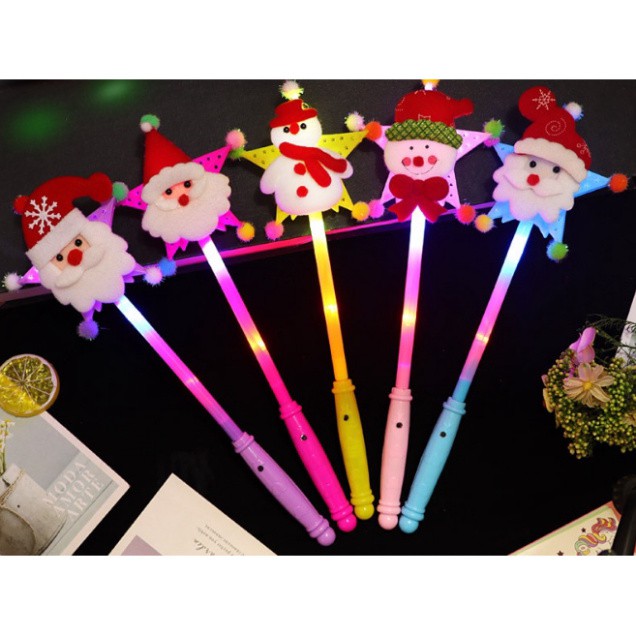 🎅🏻 ĐỒ CHƠI GIÁNG SINH - GẬY PHÁT SÁNG NOEL 33 đến 37cm