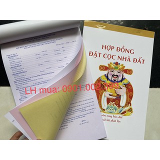 Sổ Đặt Cọc Nhà Đất - Mẫu mới nhất