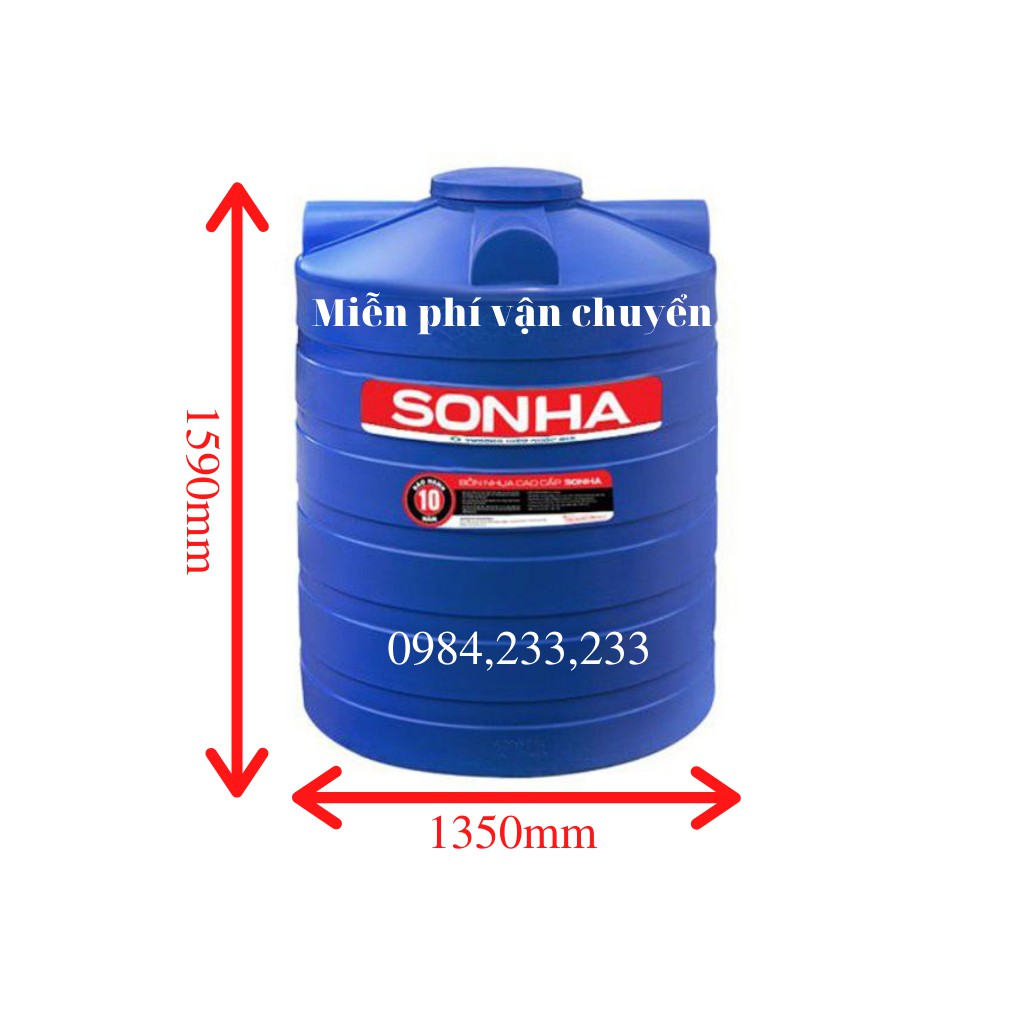 Bồn Nhựa Sơn Hà 2000 lít đứng