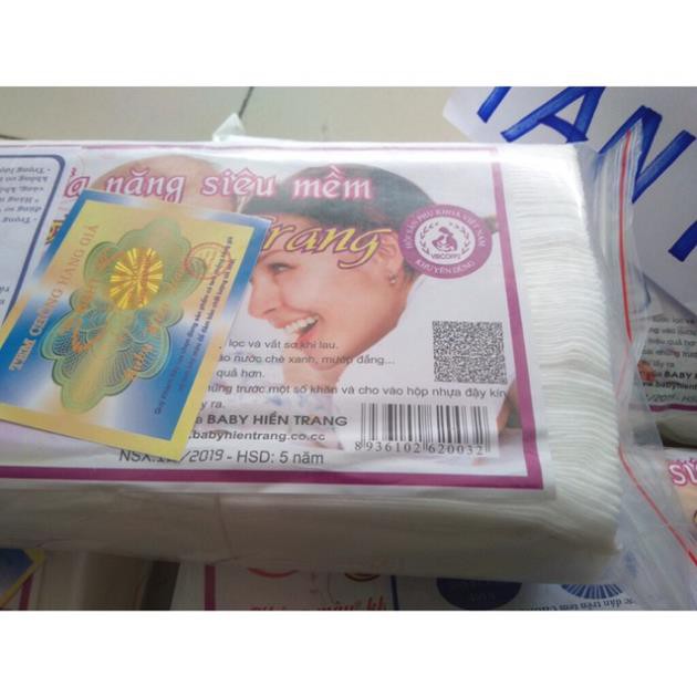 Khăn giấy khô đa năng siêu mềm Baby Hiền Trang (gói 225g)