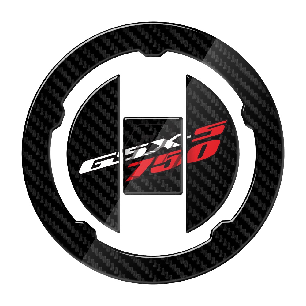 Miếng Dán Sợi Carbon 3D Bảo Vệ Nắp Bình Xăng Xe Mô Tô Suzuki GSXS750 GSX-S750 2015 2016