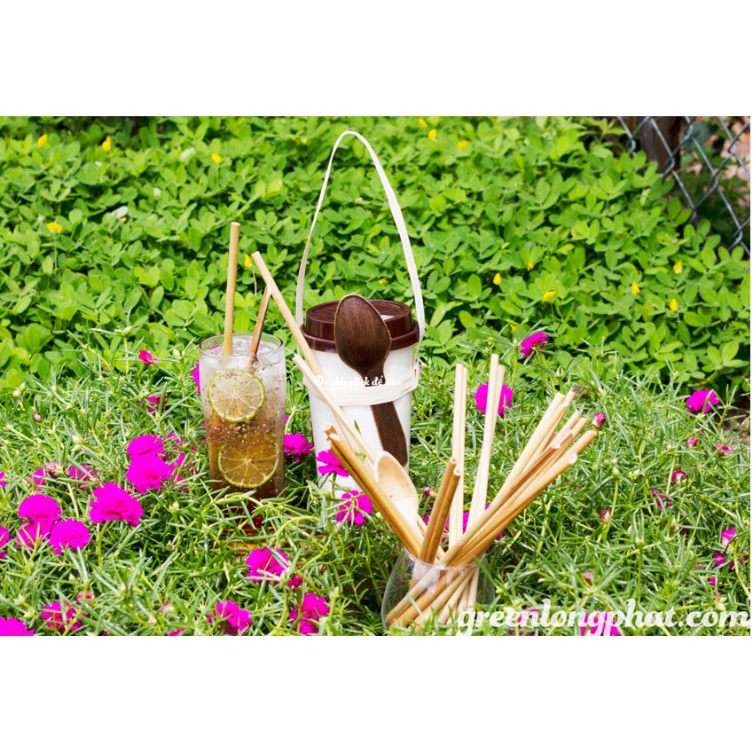 Ống hút cỏ đuôi chồn (ống Cocktail 15cm) 100 ống/hộp