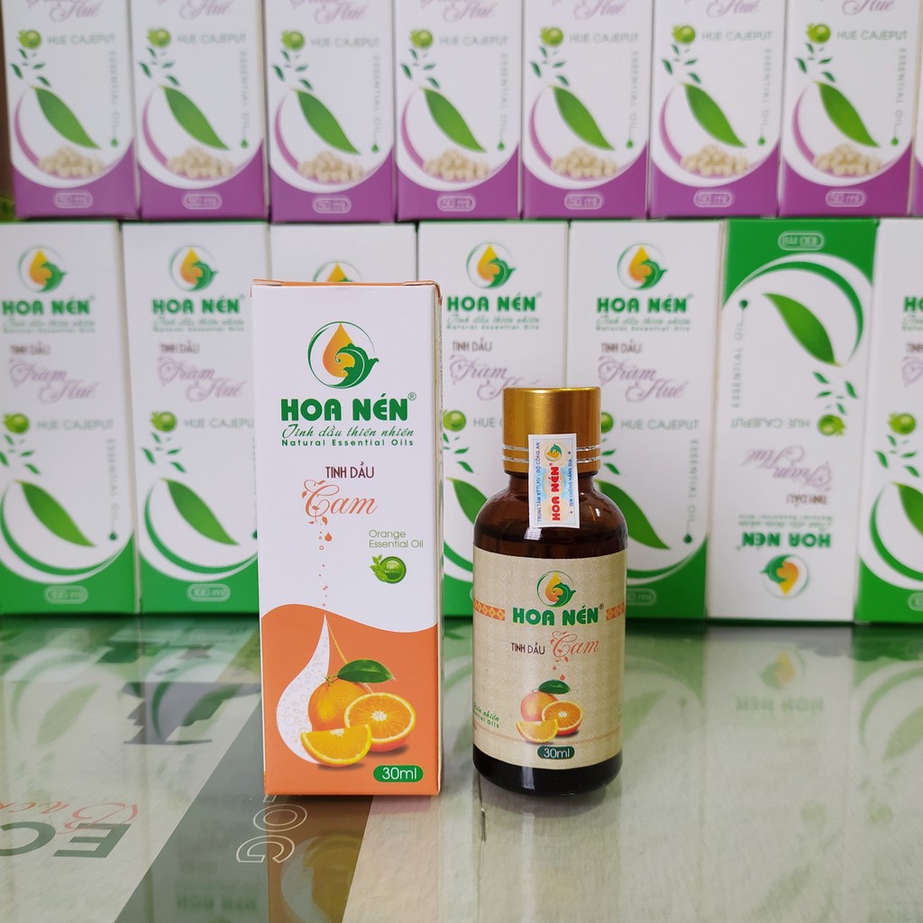 Tinh Dầu Cam Ngọt Nguyên Chất Hoa Nén 30ml - Tinh dầu xông phòng khử mùi, đuỗi muỗi, giúp giấc ngủ sâu