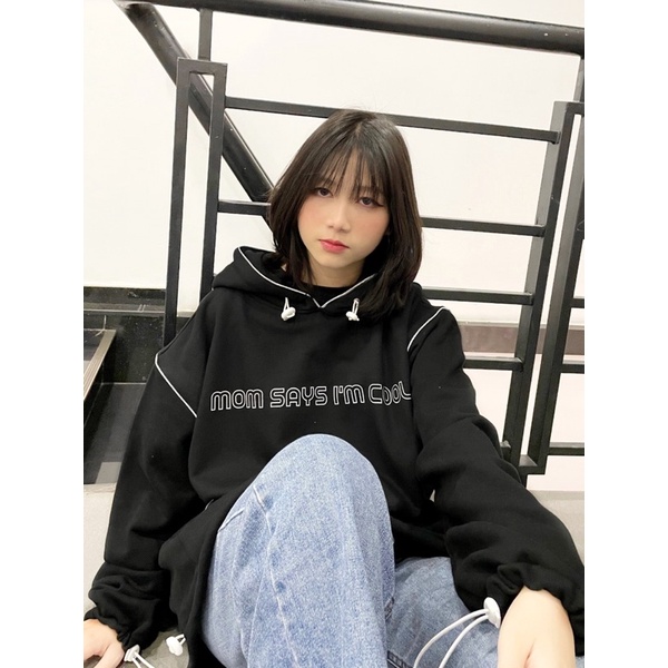 Áo Hoodie msic (đen)