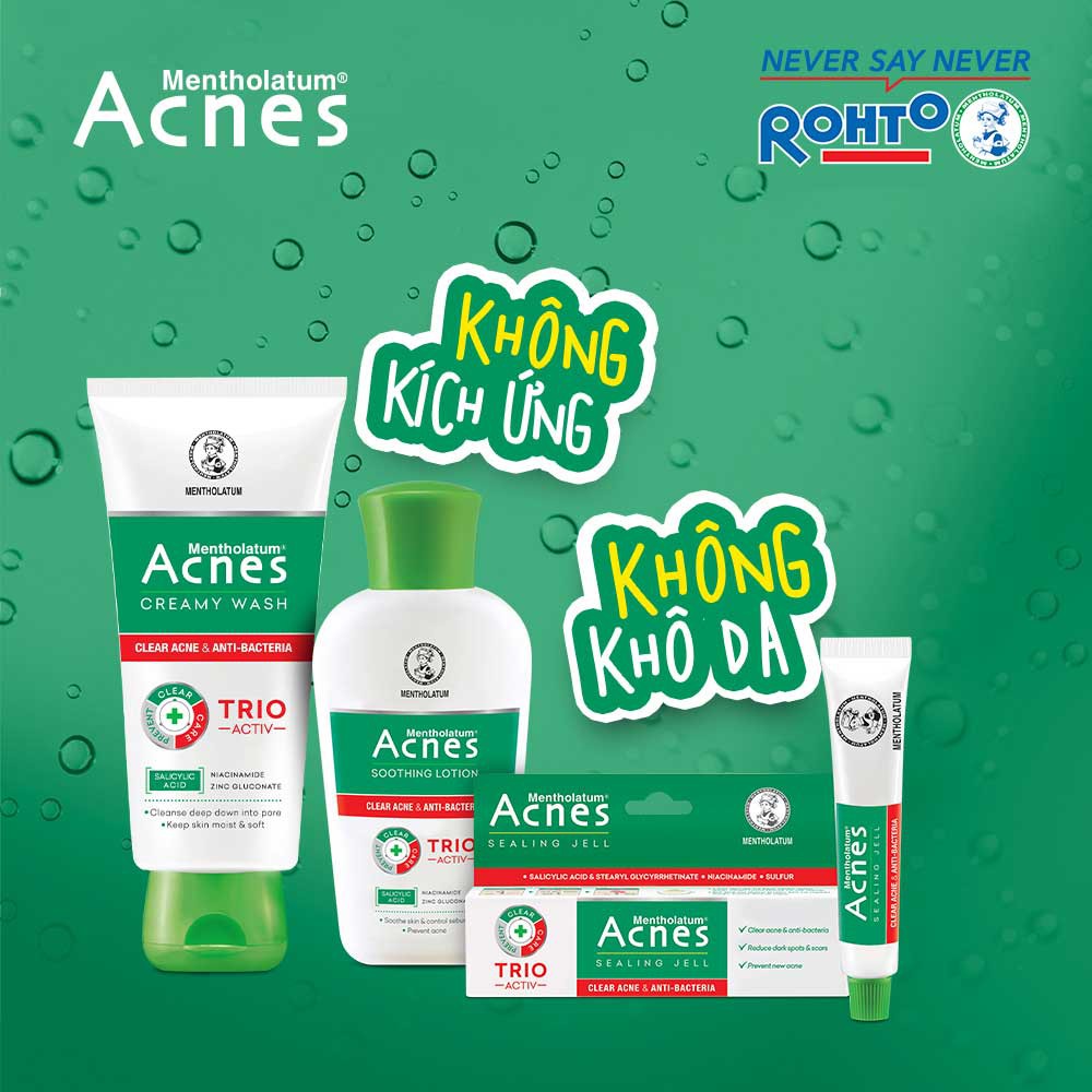 Bộ sản phẩm ngăn ngừa mụn 3 bước giảm mụn sau 7 ngày Acnes | BigBuy360 - bigbuy360.vn