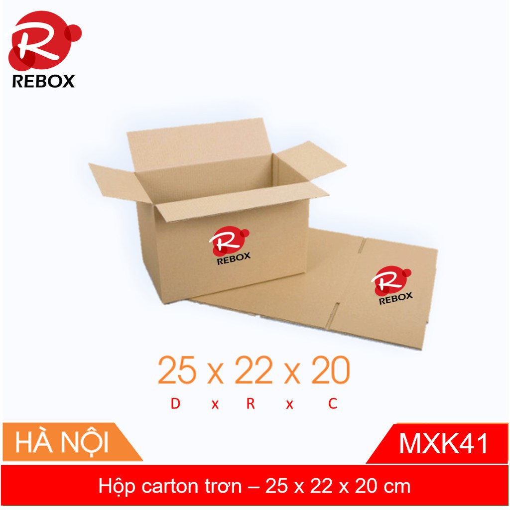 Hộp 25x22x20 cm - Combo 50 hộp giá rẻ