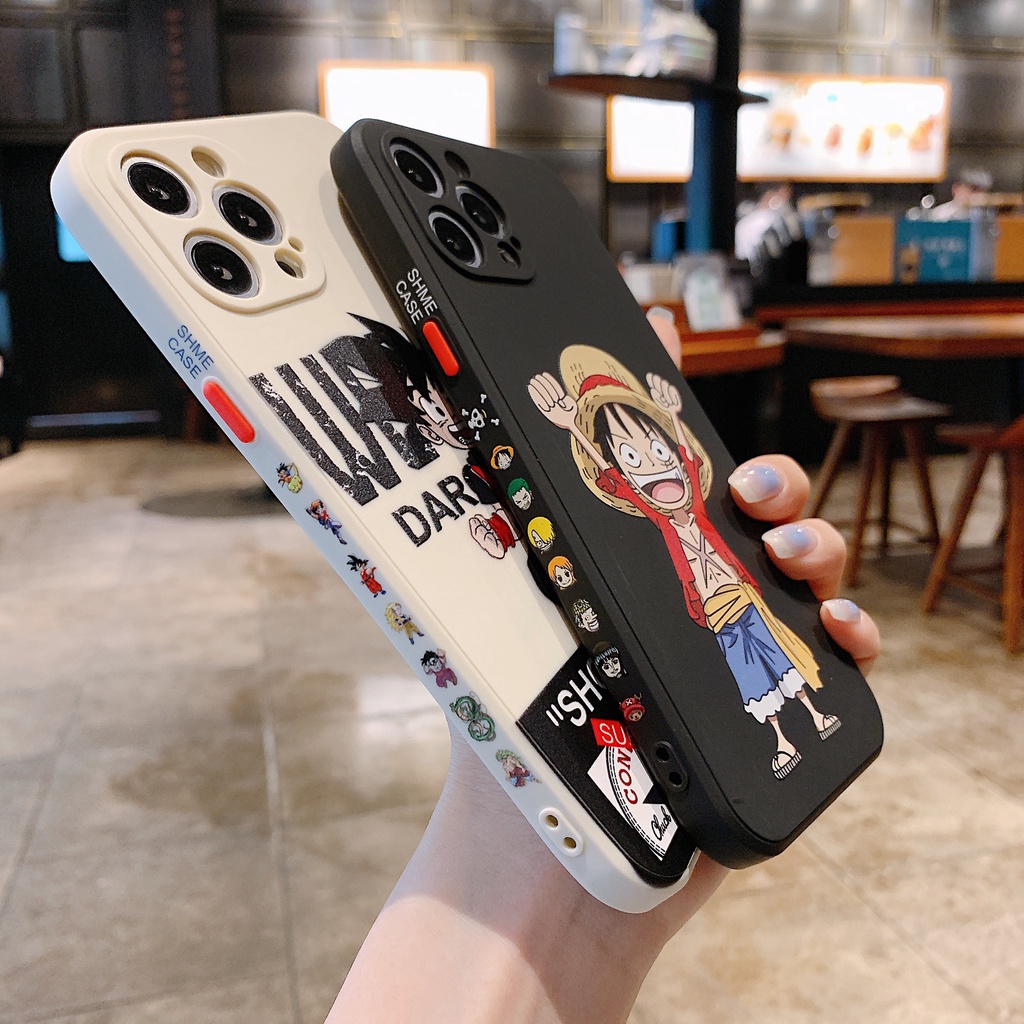 Ốp điện thoại họa tiết hoạt hình Luffy cho SAMSUNG GALAXY NOTE 10 20 20 9 S10 S20 ULTRA S21 S21P S21ULTRA