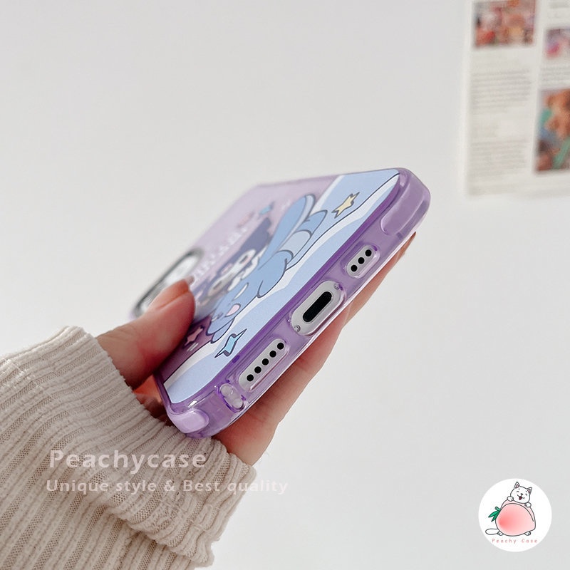 Ốp Điện Thoại TPU Mềm Dày Chống Bụi Hình Cinnamoroll Hoạt Hình Cho IPhone 14 13 12 Pro Max 11 Xr Xs Max X 6 7 8 Plus