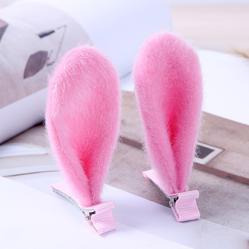 Kẹp tóc tai thỏ dễ thương cho bé gái