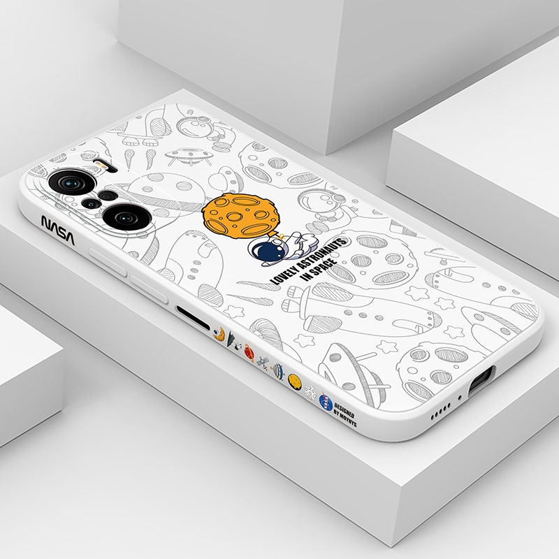 Redmi Ốp Điện Thoại Silicon Dẻo Hình Phi Hành Gia Cho redmi note 10 pro note 10 note 9 note 9 pro note 8 note 8 pro note 7 note 7 pro