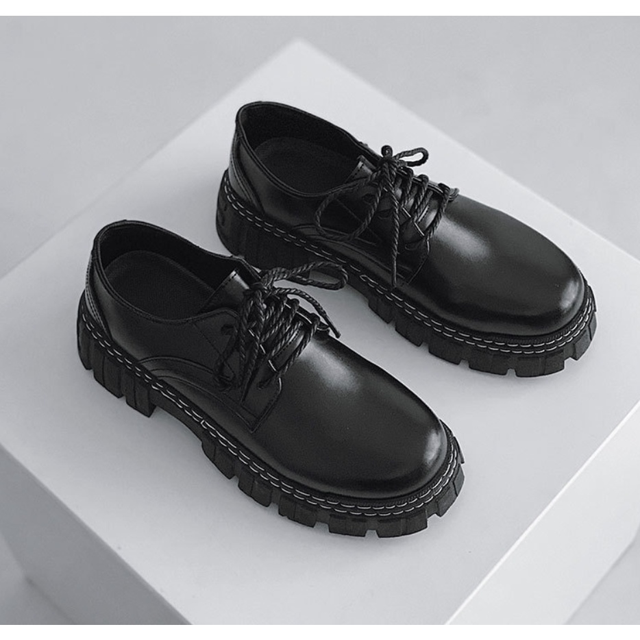 (VIDEO THẬT HÀNG TUYỂN CHỌN) Giày Bốt dr martens thấp cổ phiên bản Retro đế bằng siêu cấp