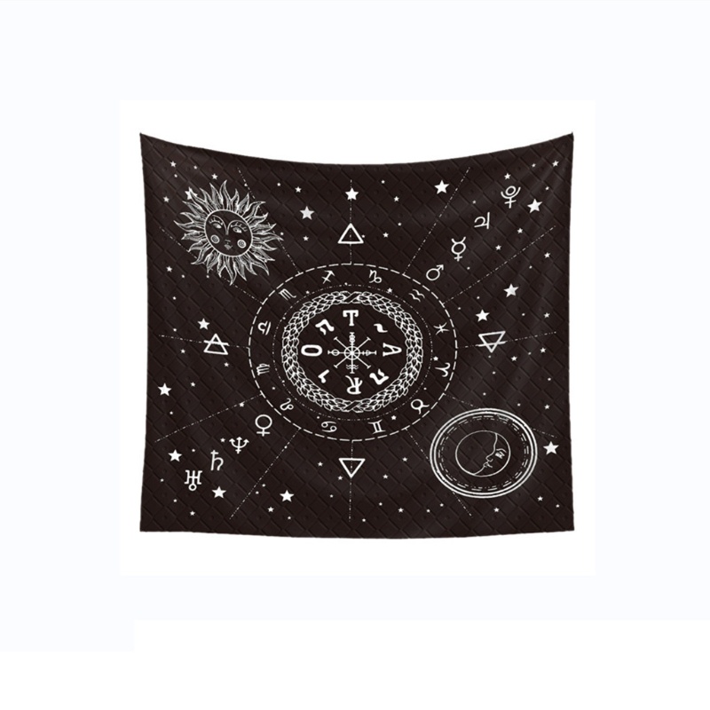 Thảm Trải Bàn Bài Tarot Altar Tarot Psychedelic Độc Đáo