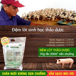 Đệm lót sinh học thảo dược cho Chăn nuôi