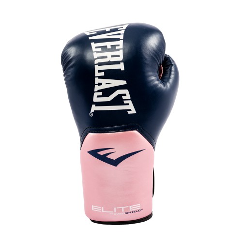 Găng tay Boxing Everlast chính hãng Navy Hồng ( tặng túi đựng găng )