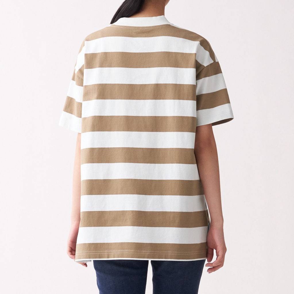 Muji Áo Tunic Jersey Sợi Dày