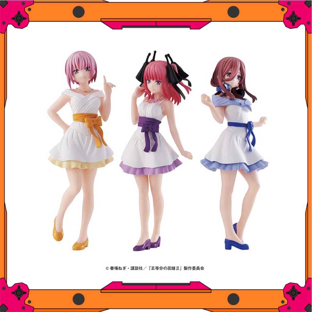 Mô Hình Bandai Gasha Portraits Gotoubun no Hanayome / The Quintessential Quintuplets Vol 01