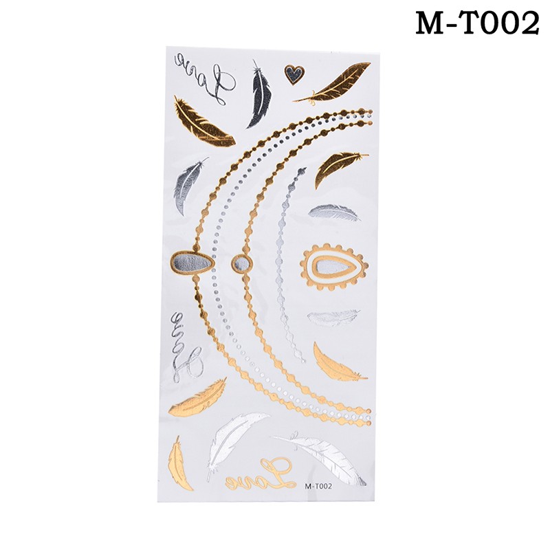 Khung dán hình xăm tạm thời chống nước phong cách quyến rũ cho nữ