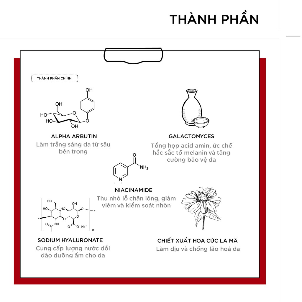 Tinh chất làm sáng da Chucos Alpha Arbutin (30ml)