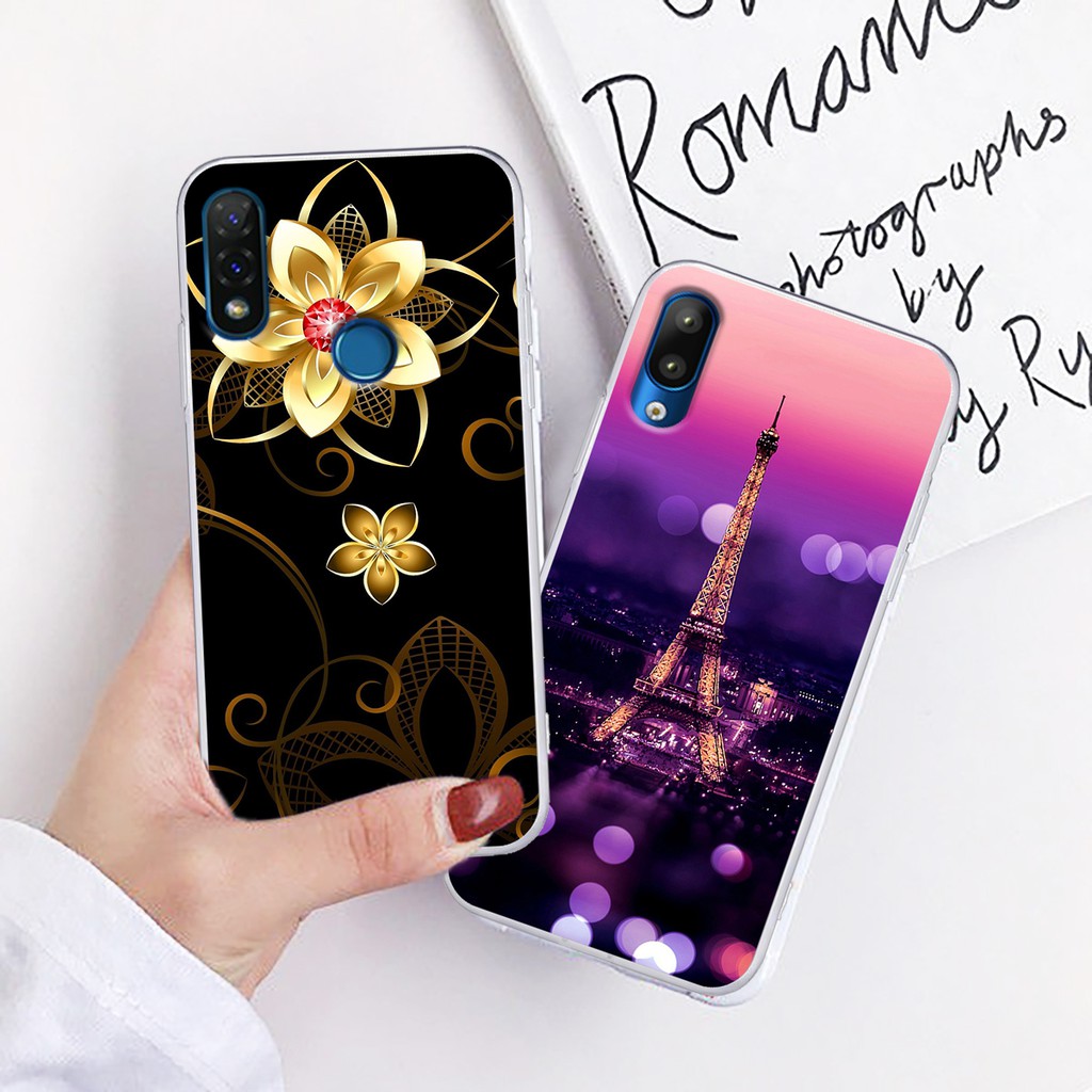Ốp lưng SILICON điện thoại VSMART STAR - JOY 2 PLUS in hình hoa - Doremistorevn