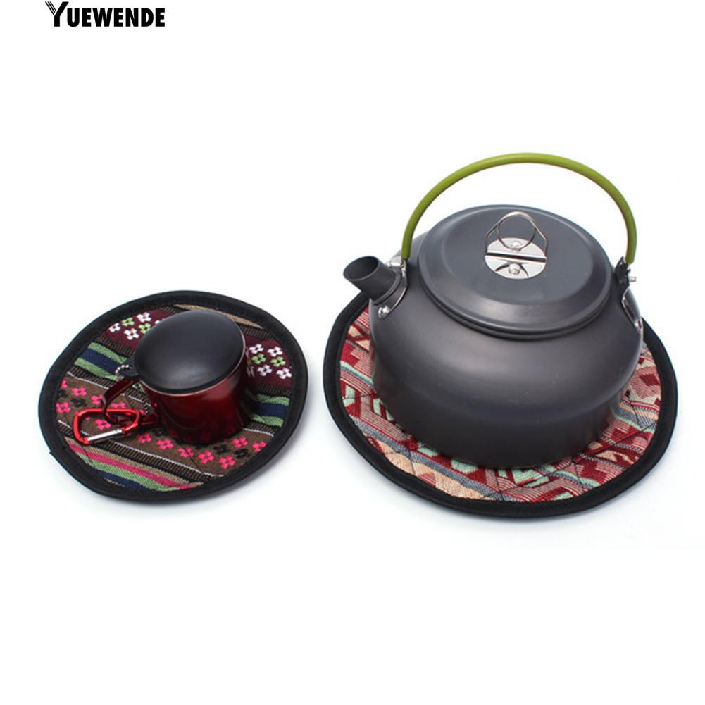 Miếng lót nồi hình tròn hoạ tiết thổ cẩm