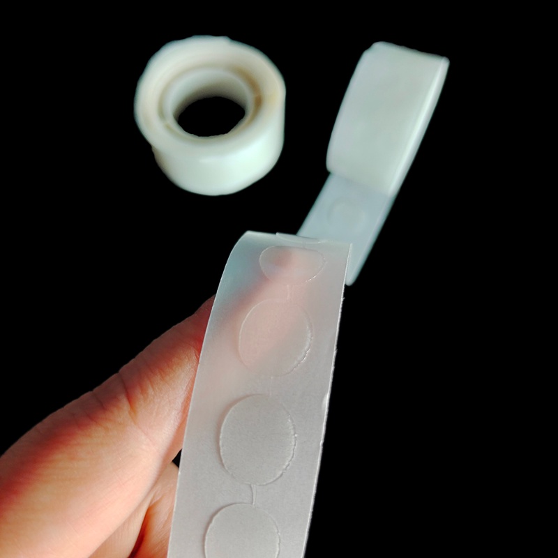 Băng Keo Dán Bong Bóng Trong Suốt Hai Mặt Họa Tiết Chấm Bi Có Thể Tháo Rời Dùng Trang Trí Diy