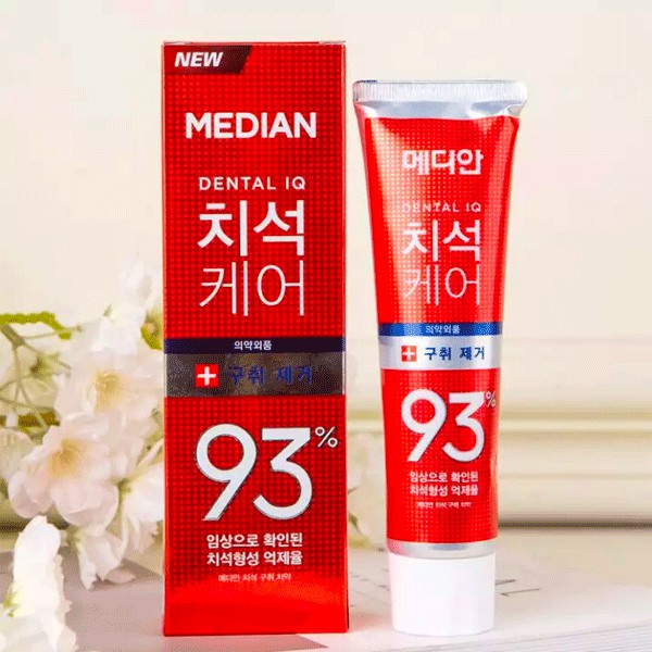 Kem Đánh Răng Median, Kem Đánh Răng 120g Median 93% Hàn Quốc