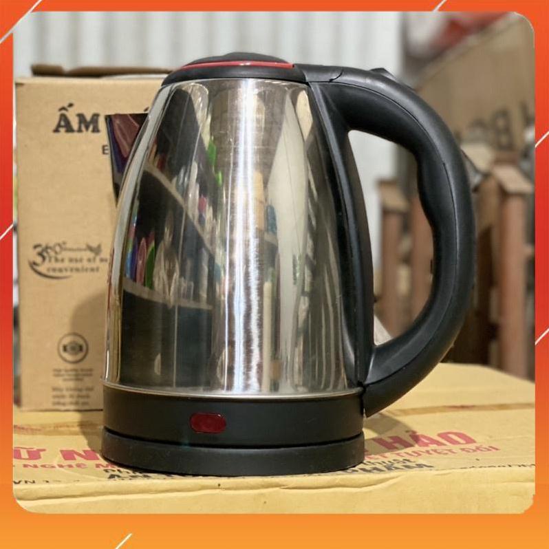 🔥[Ảnh Thật + Video Shop Quay]🔥Ấm Siêu Đun Sôi Siêu Tốc Electric Kettle 1,8L - Tự Ngắt Điện An Toàn - Đun Sôi Cực Nhanh