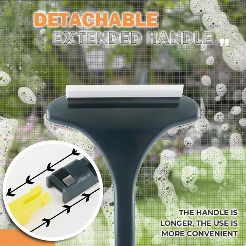 Cây lau cửa kính hai mặt 2 trong 1