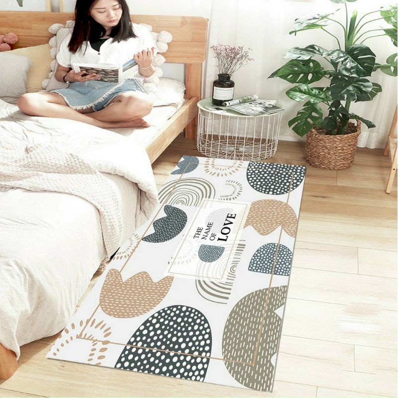 Thảm văn phòng,Thảm chân giường chất liệu nỉ nhung dệt .size 80×2m