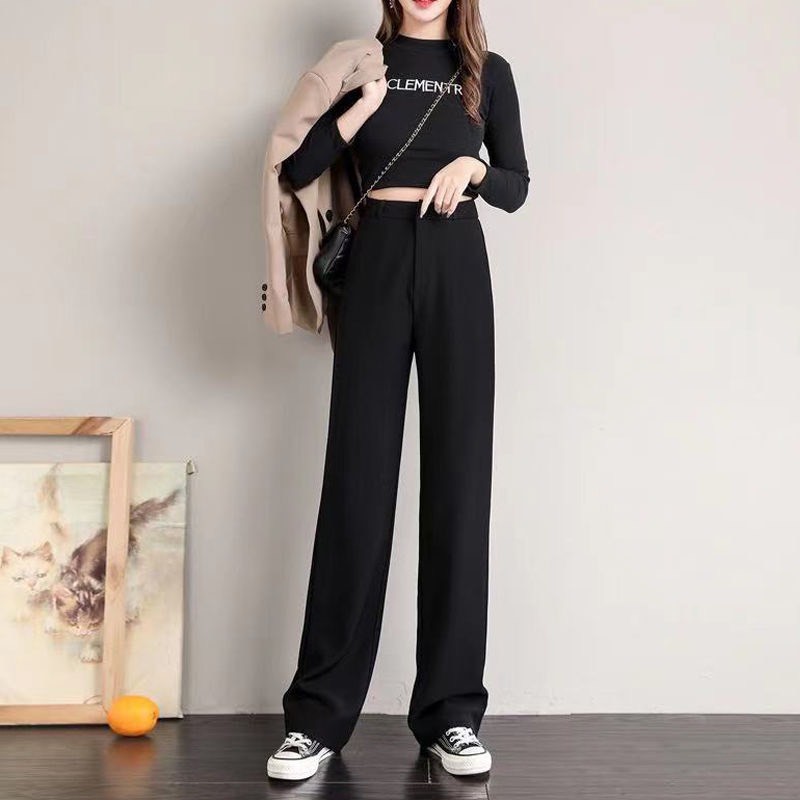 Quần Dài Ống Rộng Lưng Cao, dài 100cm kèm video ảnh thật ulzzangstyle Q995/P2K5