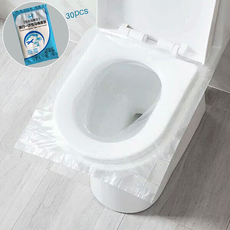 Túi 6-50 tấm lót bệ ngồi bồn cầu an toàn di động chống thấm nước cho hoạt động ngoài trời
