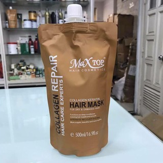 Hấp phục hồi tóc collagen 1 phút MAXTOP 500ml (2026)