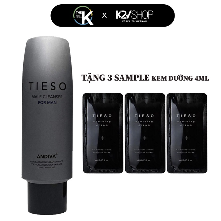 Gel Vệ Sinh Vùng Kín Nam TIESO Male Cleanser 120ml