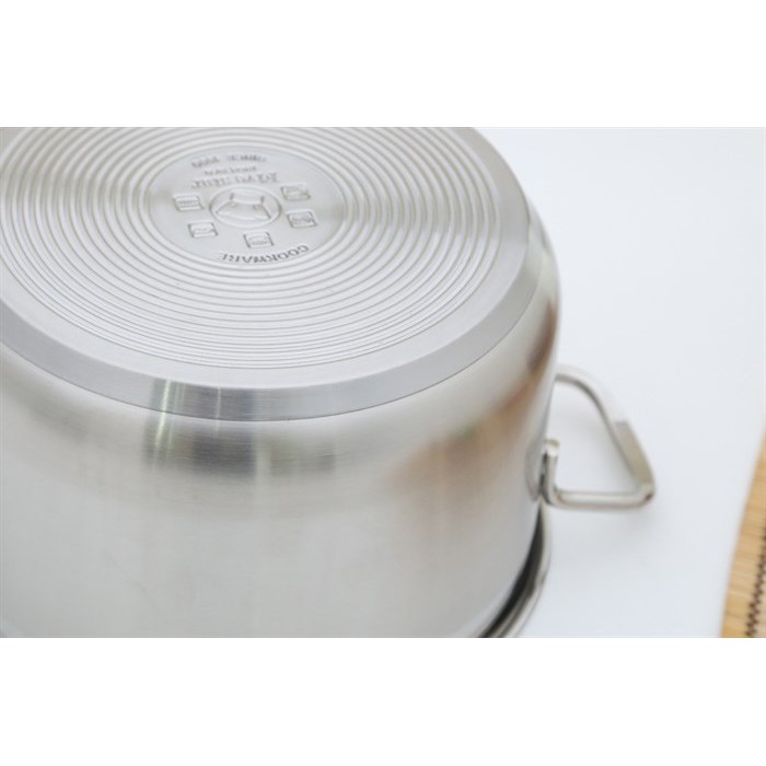 Combo Bộ Nồi Inox 304, Chảo Chống Dính và xửng 24cm Fivestar Standard 10 Món.tặng 1 vá canh inox