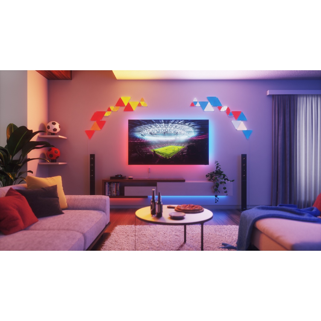 Đèn LED RGB lắp ghép thông minh Nanoleaf Shapes Tam Giác Mini 1 ô đèn