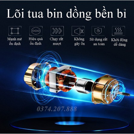 Quạt Đôi Ô Tô, Quạt Ô Tô Mini Thông Minh Xoay 360 Độ Làm Mát Trong Xe Hơi, Để Bàn Làm Việc, Văn Phòng AUTOBIM