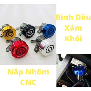 Bình dầu thắng đĩa xám khói gắn được trước sau xe máy