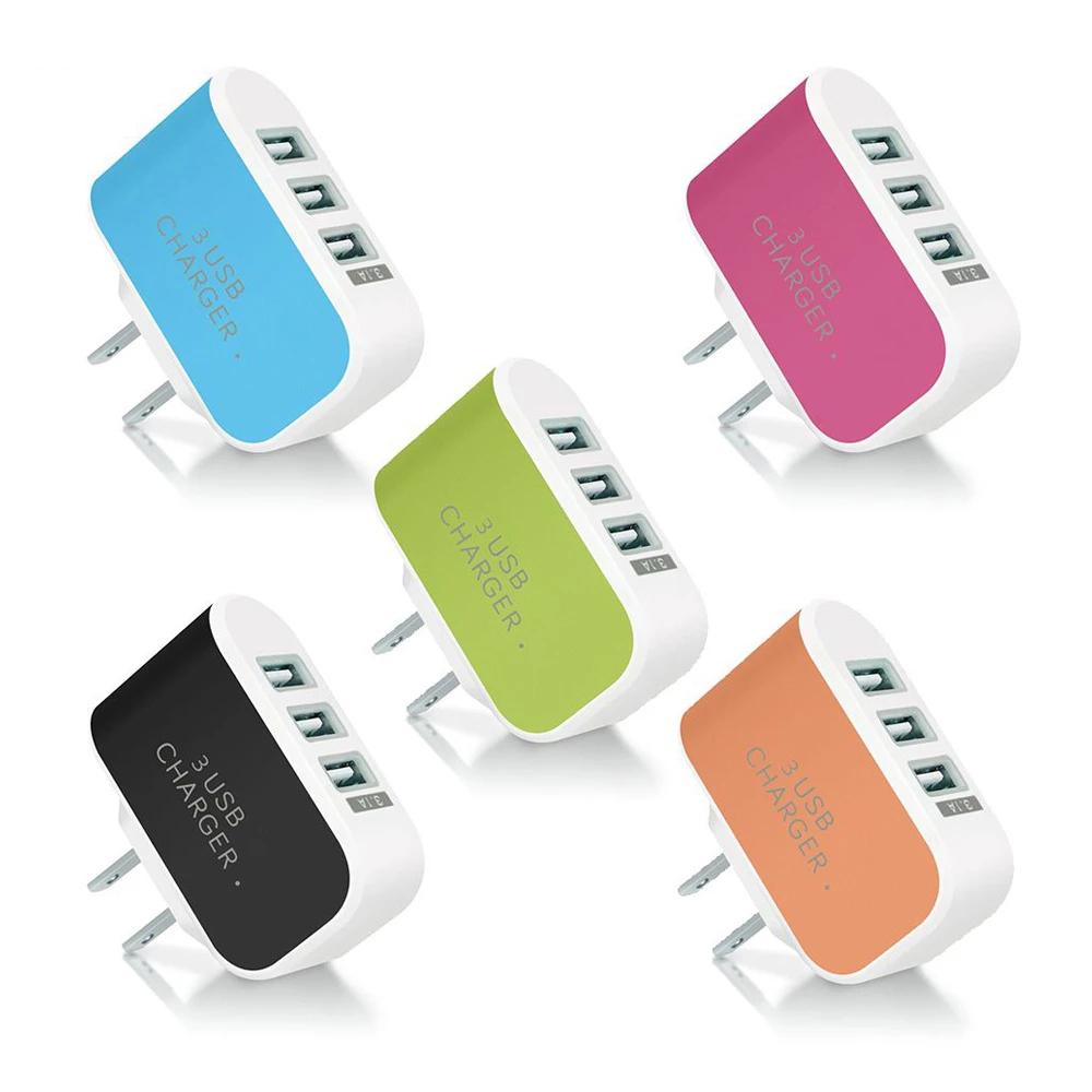 Củ Sạc 3 Cổng USB 3.1A Tiện Lợi