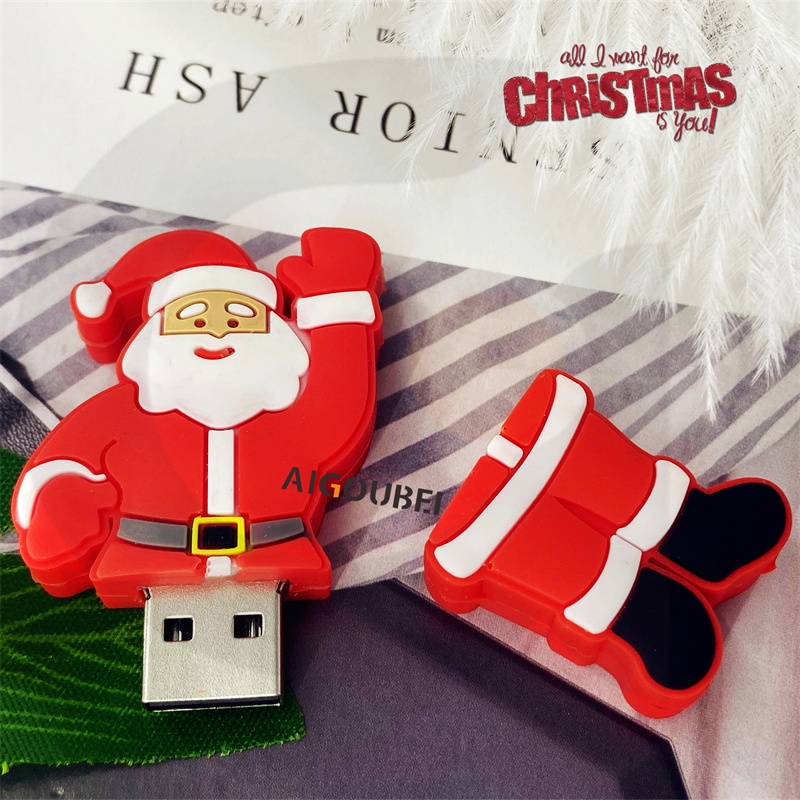 USB dung lượng 1GB 2GB 4GB 8GB 16GB 32GB 64GB 128GB hình ông già noel dễ thương