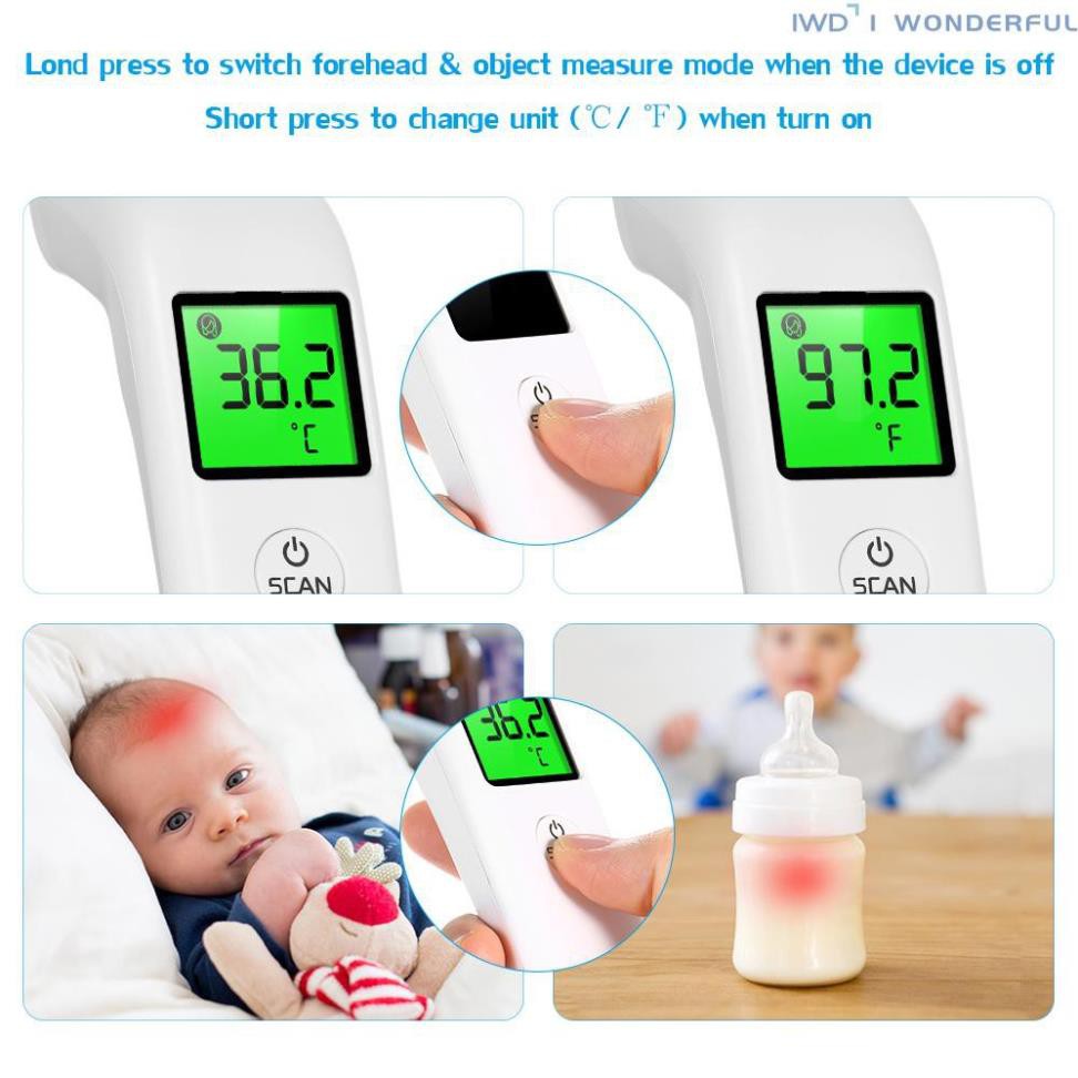 Nhiệt Kế Hồng Ngoại Đo Nhiệt Độ Cơ Thể
