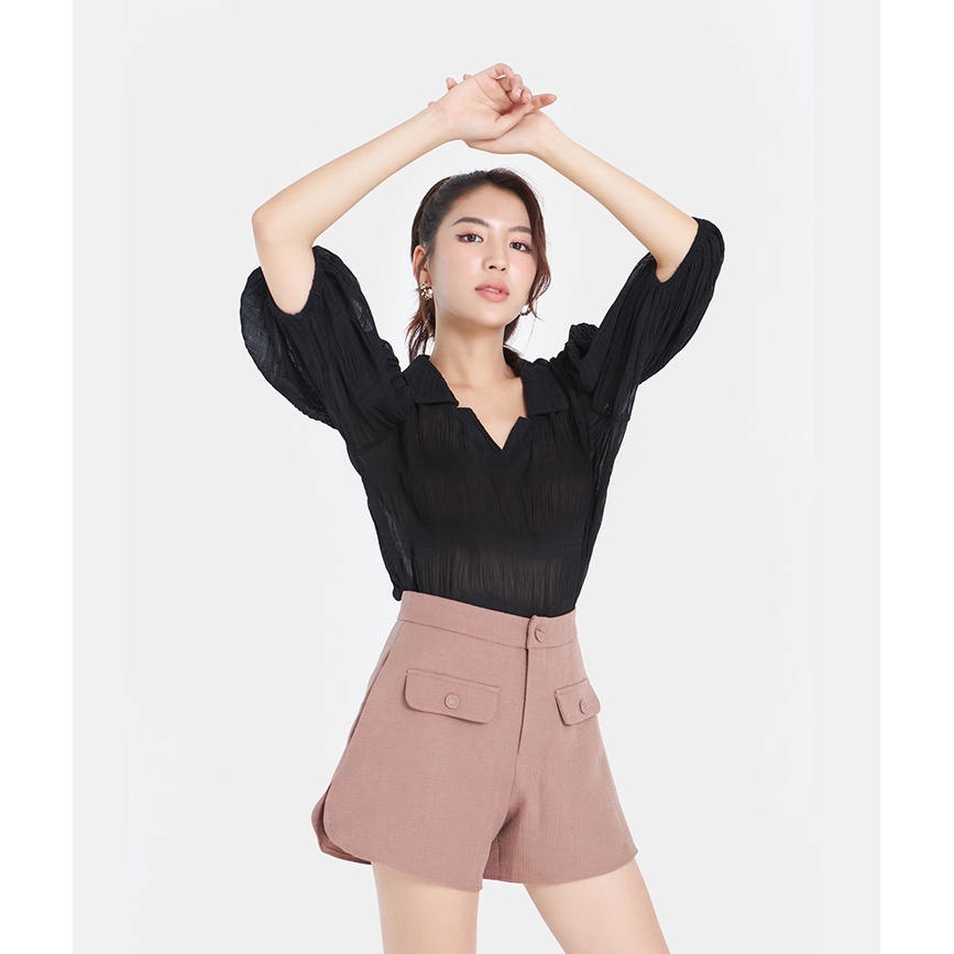 Quần Short Nữ Thời Trang HNOSS Trang Trí Túi HNQSH011