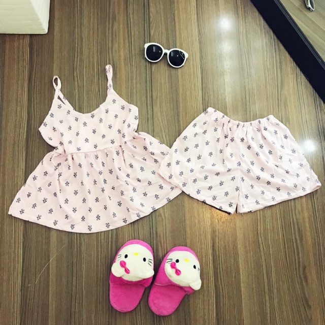 🍀Set mặc nhà peplum siu đẹp 🍀