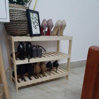 Kệ để đồ 4 ngăn bằng gỗ