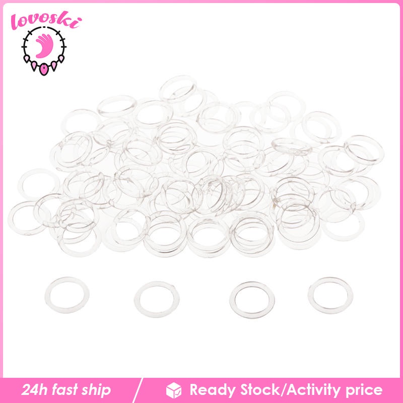 Set 200 NúT Trong SuốT 8mm ĐiềU ChỉNh Dây ÁO NgựC