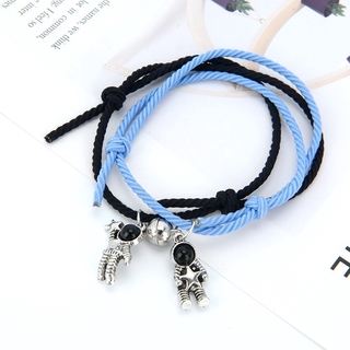 Set 2 Vòng Tay Nam Châm Cá Tính Cho Cặp Đôi