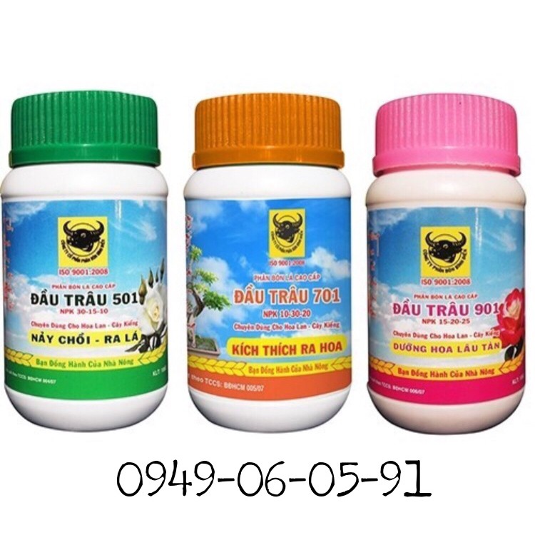 Phân bón lá Đầu Trâu chuyên dùng cho hoa lan - cây cảnh