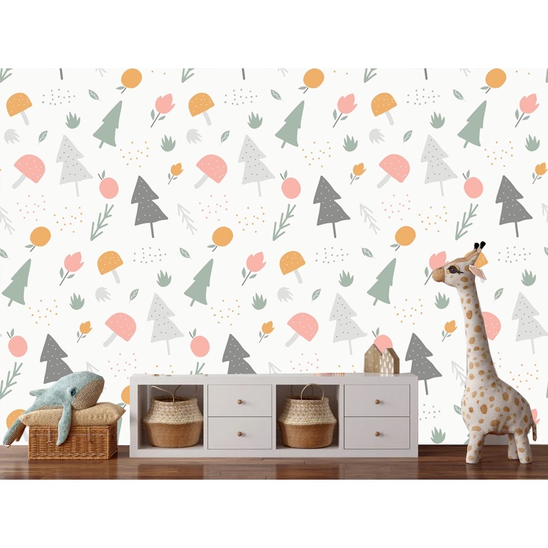 Decal dán phòng ngủ em bé - mẫu dán tường đáng yêu chống thấm - HN Decor